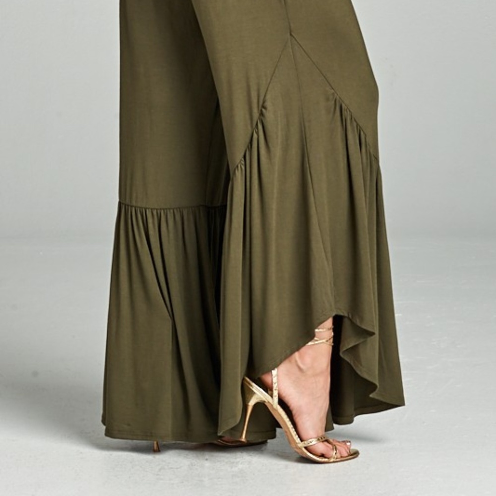 BOHO LOOSE FIT PALAZZO PANTS WITH POCKETS - Picture 6 of 6